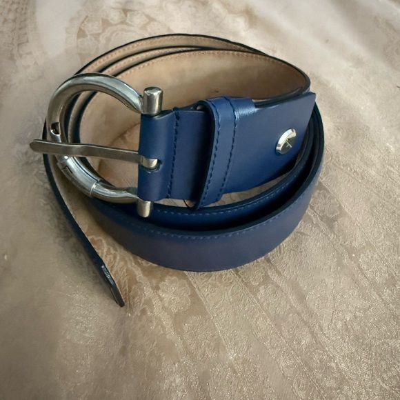 Salvatore Ferragamo Other - Salvatore Ferragamo Blue Silver Belt Classic Design